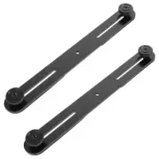 2 PCS Microphone Mount Bar Flash Light Mic Stand Light Extension Bar