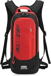 zolyet Cycling Backpack Breathable Lightweight Bike Riding Daypack for Sports Camping Hiking Running Traveling Mountaineering Hydration Pack Red