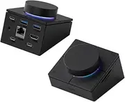 Hagibis Knob USB C Hub with Shortcut Buttons, RGB Type-C Docking Station with 4K@60Hz HDMI, 100W PD, 5Gbps USB-C, 2 USB3.0, Gigabit Network, AUX, SD3.0, Micro SD3.0 for MacBook iPad Pro Laptop
