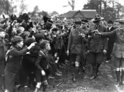 Boy Scout Old Photo - The Prince of Wales at a Boy Scouts Rally at Alexandra Pal