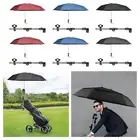 Beach Chair Umbrella with Clamp Stroller Umbrella Portable Clip on Umbrella