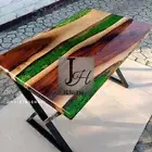 Epoxy Table Dining tabl Live Edge Walnut Wood Table Custom Order 36x60 inches