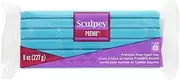 Sculpey Premo Polymer Oven-Bake Clay, Turquoise, 8 oz./454gm PE08 5505