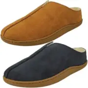 Mens Clarks Warm lined Mule Slippers Home mule