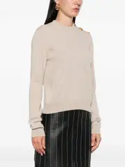 [Balenciaga] Balenciaga-Grey Small Fit Zip-Up Cotton Sweatshirt-Donna S STAND