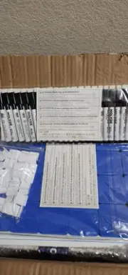 24 Pack Dry Erase Boards 9"x12" Double Sided Easel Small Whiteboards with Lin...