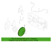 Nissan Genuine Parts - Rotor Disc Brake Front - Nissan Quest (40206-3WS1B)