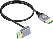 GREENADSCAPE 8k Cable Short Video Cord Monitor Connector Tv Adapter Aluminum Alloy Pvc Construction