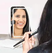 Mini Fridge Makeup Mirror Skincare Fridge Beauty Fridge Portable Refrigerator Food Heater & Beverage Cooler for Bedroom, Cosmetics, Medications, Home and Car (Color : 8L)