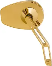 PRO ONE 102110TIN MICRO MIRROR V2 CUT STEM RIGHT GOLD TIN