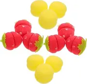 COMPUKAS 12pcs Sponge Hair Rollers Soft DIY Curling Styling Tools for Comfortable Sleep Cute Hair Curlers for Defined Smooth Waves Without Heat