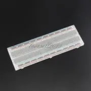 MB-102 Transparent Material 830Point Solderless PCB Bread Board Test Develop