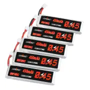 5Pcs URUAV 3.8V 450mAh 80C/160C 1S Lipo Battery PH2.0 Plug for Happymodel Crux3 EMAX EZ Tinyhawk II 75mm Tiny7 Happymode