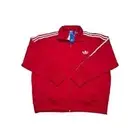 Adidas Men's Adi Firebird Tracktop X46179 Activewear Jacket Red White Sz 2XL