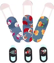 jojofuny 6pcs Christmas Cover Webcam Cover Phone Cover - Laptop Protector Projector Stand Computer Accessories Laptop Mic