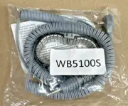 Dual Conductor Metal Band Wrist Strap with 10' Coil Cord, Size Small