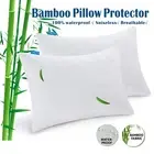 Cooling Bamboo Waterproof Pillow Protector Cover Standard Body Size Pillow case