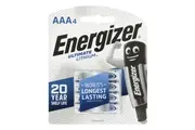 Energizer Ultimate Lithium AAA Batteries 4 Pack