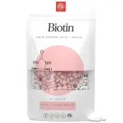 Biotin 1 Year Supply Tablets Maximum Strength Hair Growth Skin & Nails UK Made