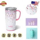Chic Confetti 22oz Insulated Tumbler with Handle – All Day Temperature Control