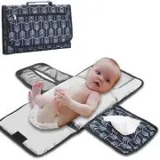 DZOZO Portable Nappy Changing Mat Baby Changing Pad with Storage Pockets Baby...