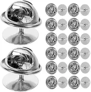 [ULTNICE] Tie Tack Butterfly Pin Clutch Back Replacement with Blank Pins for Craft Making Pack of 50