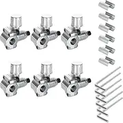 6PCS Bullet Piercing Valve Line Tap Valve Kits Adjustable Valve 1/4 5/16 3/8 Inch Outside Diameter Pipes, Replace for AP4502525, BPV31D, GPV14, GPV31, GPV38, GPV56, MPV31
