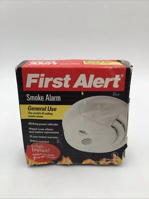 FIRST ALERT SA67B Battery Operated Smoke Alarm Detector – General Use, Reliable