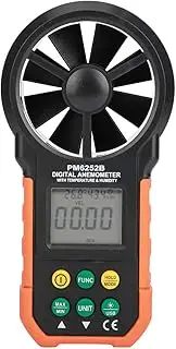 XTevu Handheld Digital Anemometer High Precision Wind Speed Meter Gauge Airflow Gauge CFM Meter, Air Velocity Measuring Flow Meter for Indoor Outdoor