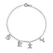 NEW 925 Sterling Silver Anklet 9" - Sterling Silver SEXY Chain Link Anklet