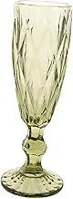 PRETYZOOM Elegant Embossed Wine Goblets Vintage Glassware for Celebrations Parties Home Use Sturdy Construction with Intricate Patterns Unique Present for Weddings Special Occasions
