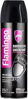 Rubberised Undercoat Spray 500ml Black Car Auto Boat Rust Stop Flamingo