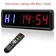 1.5'' LCD Display Interval Timer Count Down / Up Clock W/ Remote for Gym Fitness