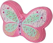 Pillows Girls Shaped Pillow Quilted Throw Pillow for Bed Couch Pink Sweet