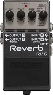 Brand new BOSS RV-6 Reverb Expression Pedal Effector 8-Made in Japan