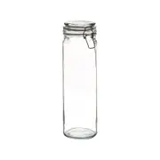 Argon Tableware Glass Spaghetti Jar with Airtight Clip Lid - 2 Litre