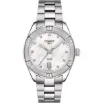 【TISSOT 天梭】官方授權 PR100 珍珠貝鑽石女錶-36MM 開學(T1019101111600)