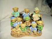 Cherished Teddies Snow White & Seven Dwarfs Entire Set 2006 NIB SIGNED Rare Rare