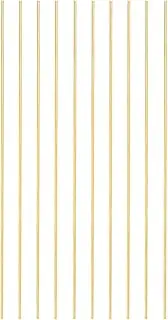 uxcell 10 Pcs Brass Round Rod, 2.5mm x 12" Lathe Bar Stock H59 Brass Round Stock for DIY Craft Making Hardware Novelty Model Car Plane Boat Ship, Copper