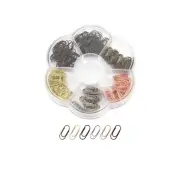 300 Metal Mini Paper Clip Super Cute Tiny Paperclips 3/5 Inch 6 Colors Bronze...