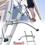 Extension Ladder Stabilizer for Roof Gutter, 450 Lbs Weight Rating, Ladder Accs