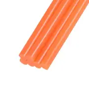 Hot Glue Sticks Mini Adhesive Hot Melt Glue Gun Sticks 0.27" x 4"/Orange/6 Pcs