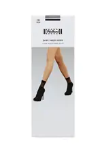 Wolford Shiny Sheer 35 Denier Glittered Socks - Black ONE SIZE