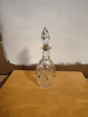 Vintage London Winery Limited Crystal Wine Decanter /W Stopper And Gem Stones