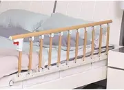 Bed Rail for Elderly,Side Guard for Elderly Rails Bed Safety Assist Handle Bed Railing Guard for Elderly & Seniors Foldable Hospital Bedside Grab Bar Bumper Bed Side Handrail (146X
