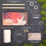 MIGO Creates Macrame kits for adults beginners with 112 macrame supplies and 5 P
