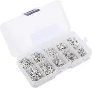 320Pcs Marine Grade Wire Connectors, Ring U Type Brass Electrical Connectors Kit Multi Size