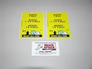 (2) MARS VN2501 & VN2502 BILL VALIDATOR (3) VFM DECAL STICKERS $1, $2 & $5