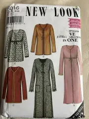 NEW* New Look # 6016 Sewing Pattern/ Jackets Size 10-22