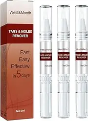 Wipe Off Tags & Moles Remover, Fast Easy Effective in 5 Days, Quick & Safe, Skin Tags Moles Remover, Liquid Mole Removal for All Body Parts